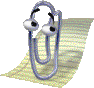 Gif of Clippy scratching his head