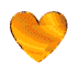 Gif of glowing heart that turns into a crystal