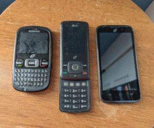 Various Tracfone phones